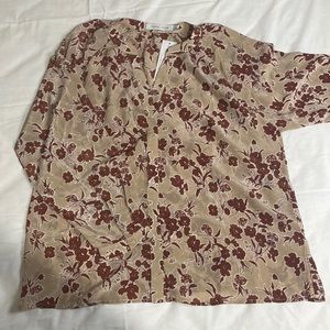 Bishop + Young floral button front Eva blouse